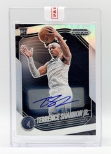 2024-25 Panini Prizm Black Silver #37 Terrence Shannon Jr. RC Auto Grizzlies