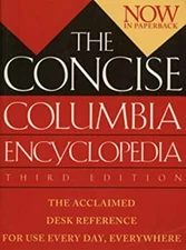 The Concise Columbia Encyclopedia Paperback