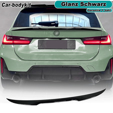 Heck Mitte Spoiler Heckfl�gel Glanz Schwarz f�r BMW 3er G21 Touring 2019-2025