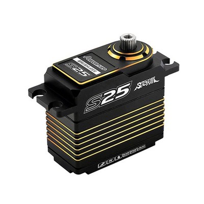 Power HD S25 Gold Servo 30 kg HV CNC-Gehäuse Titangetriebe Kugellgelagert