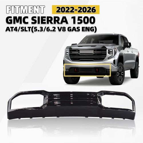 For 2022-2026 GMC Sierra 1500 Front Bumper Lower Skid Plate Valance ...