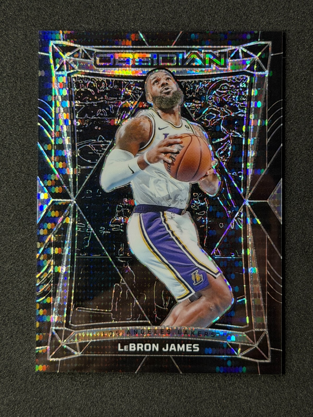 2023-24 Panini Obsidian LeBron James #15 Electric Etch International