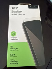 iPhone 17 Pro Screen Protector Belkin ScreenForce InvisiGlass Sealed