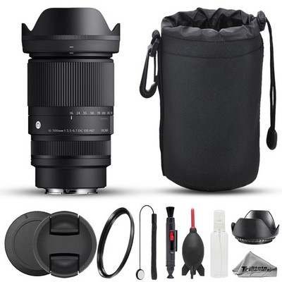 Sigma 16-300mm f/3.5-6.7 DC OS Contemporary Lens (Sony E) - 8pc Starter Kit