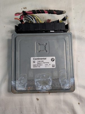 '10-12 BMW 328xi 528xi X3 X5 Z4 N52 MSV80 Engine Module Computer DME 7602220 OEM