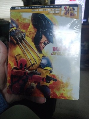 DEADPOOL & WOLVERINE Until Limited Edition Steelbook 4K+BLURAY+DIGITAL SEALED