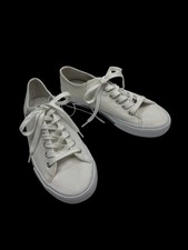 Hurley Carrie White Canvas Low Top Lace-up Sneakers Size Womens 6