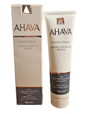 AHAVA Hand Cream From The Mineral Rich DEAD SEA ISRAEL 3.5 oz / 100 ml NOS ORIG