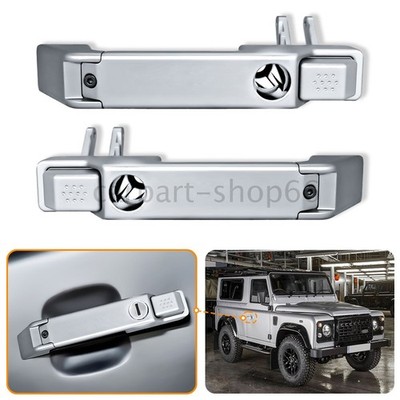 Front LH RH Push Button Door Handle Set For Land Rover Defender 90 110 1987-2016