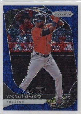 2020 Prizm Tier II Quick Pitch Blue Donut Circle Yordan Alvarez Rookie RC nd3