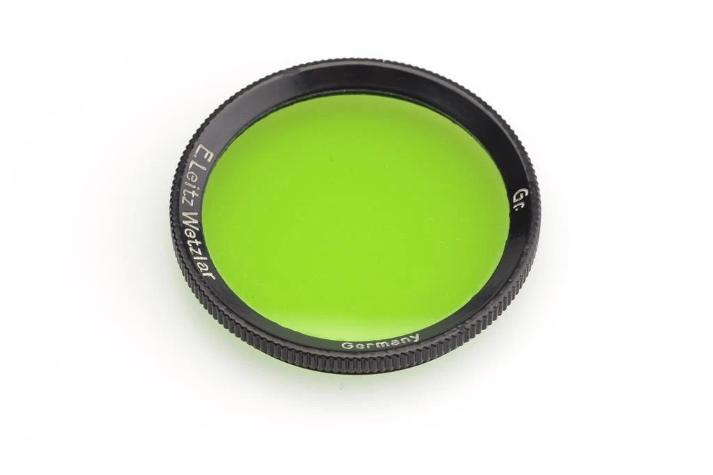 Filtre Leica E39 Vert Authentique - N°13063 - 39mm - Correction Couleur Japon