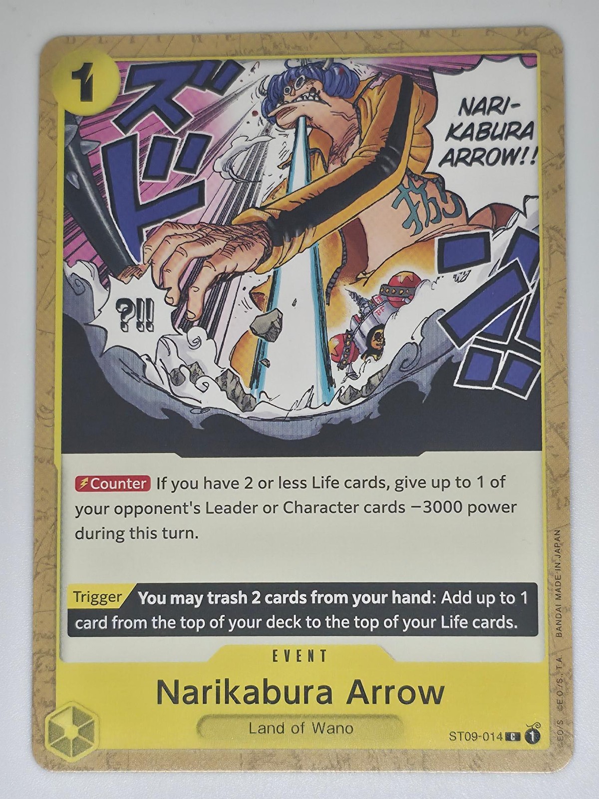 Narikabura Arrow ST09-014 C One Piece Starter Deck 9: Yamato NM