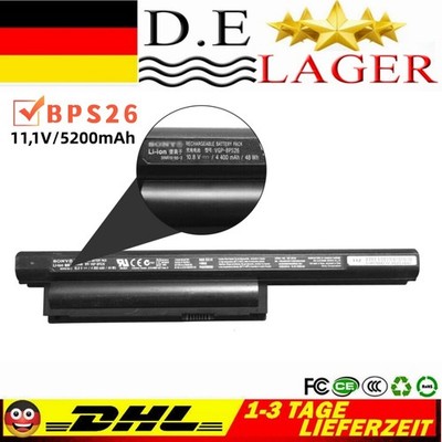 5200mAh Akku für Sony Vaio VGP-BPS26A VGP-BPS26 VGP-BPL26 PCG-71811M PCG-71911M
