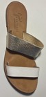 JOIE A LA PLAGE Gold & White leather sandals - Made In Italy Size 38  — photo 5