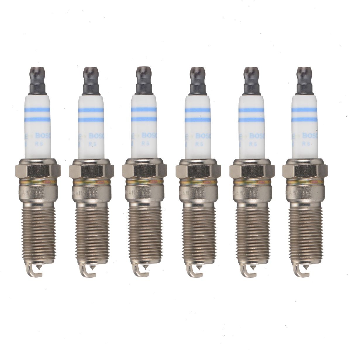 6 pc Bosch Double Iridium Spark Plugs for 2004-2007 Buick Rainier 4.2L L6 nh