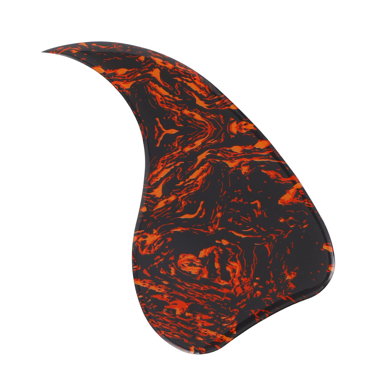 Guitar Pickguard Self Adhesive Comma Shaped PVC Decorative Acoustic Guitar Ac