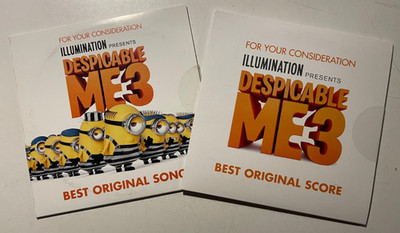 BRAND NEW SEALED Despicable Me 3 2 x CD FYC Set Heitor Pereira Pharrell Williams