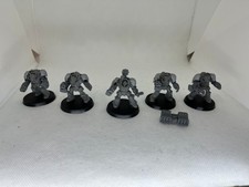 Warhammer 40k Space Marine Terminators with Ultramarine Shoulders and Magnetized
