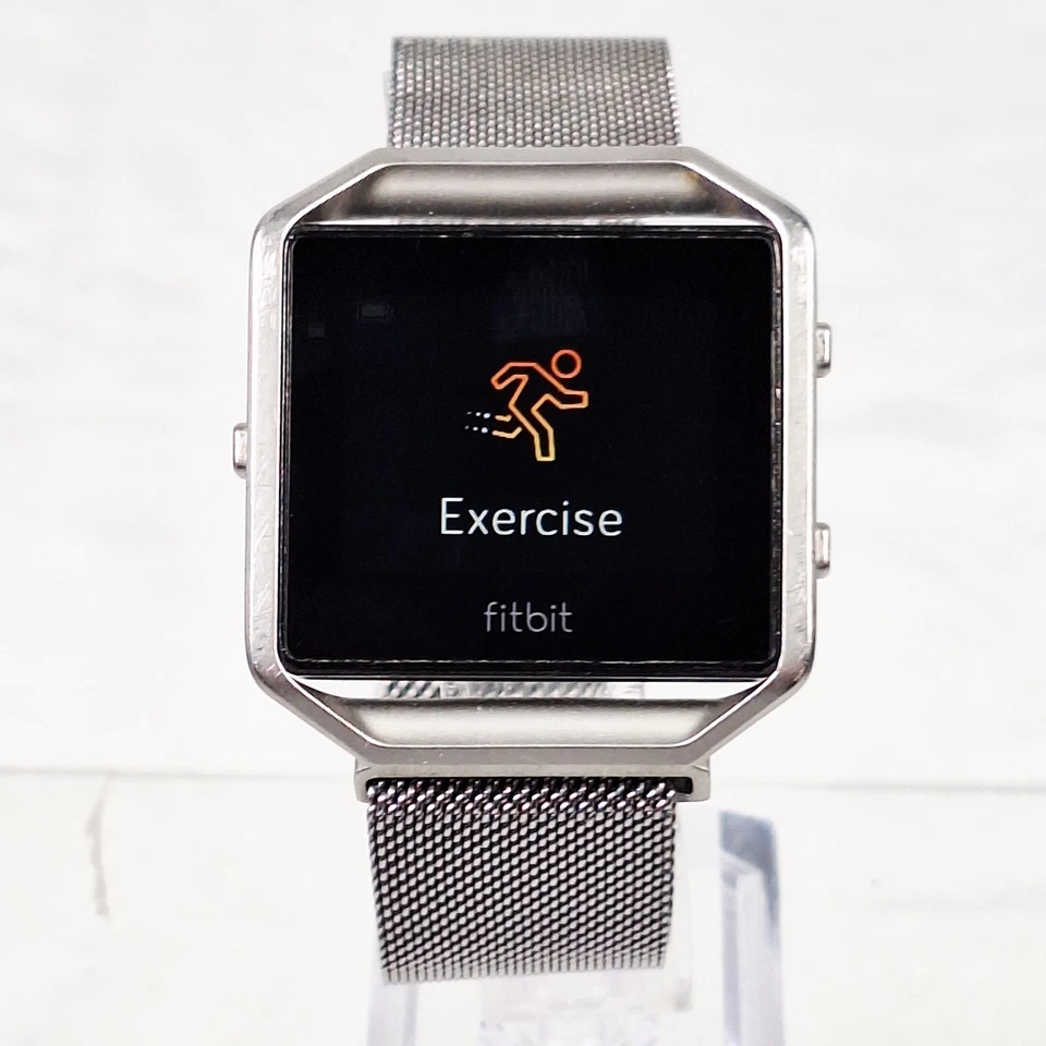 Fitbit Blaze Smartwatch Fitness Activity Tracker Watch - FB502 - Silver - Image 4 of 4