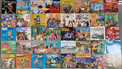 40x KINDER Hörspiel, Hörbuch LP Vinyl Sammlung (Dracula, Kimba, Pippi ...)