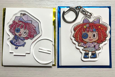 Amazing Digital Circus Acrylic Stand Kechain Ragatha Set of 2 Japan Limited NEW