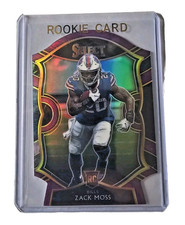 2020 Select #69 Zach Moss Rookie RC Purple Die-Cut Bills Colts