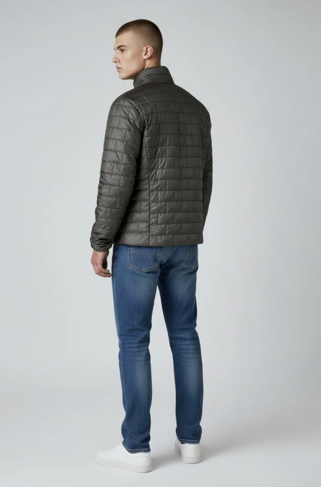 NUEVO CON ETIQUETAS $239 PATAGONIA Chaqueta Nano Puff Para Hombre Pequeña FA22 Gris Forja Primaloft  Foto 2 de 4