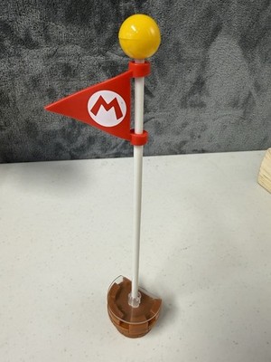 Official Nintendo Super Mario Bros Goal Flag Pole 