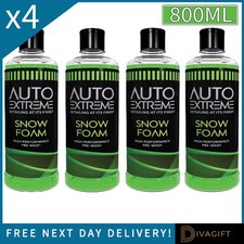 4 x SNOW FOAM 800ML PRE WASH CAR SHAMPOO HIGH PERFORMANCE DIRT GRIME REMOVER NEW