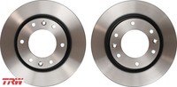 2X Bremsscheibe TRW DF6446 2 Bremsscheiben Vorderachse Vorne FüR Hyundai