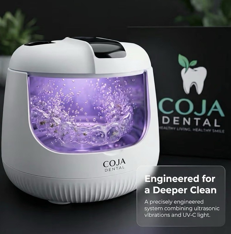 COJA Dental Cleansing Pod PRO + UV - 48kHz Ultrasonic  Cleaner, NEW (99$ Amaz)