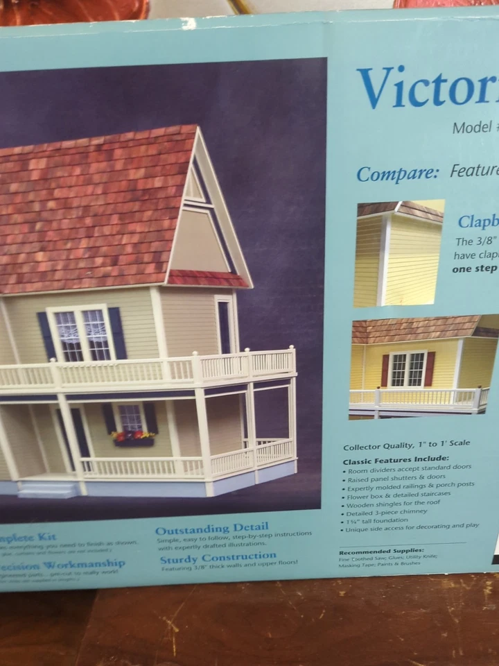 Dollhouse Kit “Victoria’s FarmHouse” by Real Good Toys NIB Doll House - Image 4 of 4