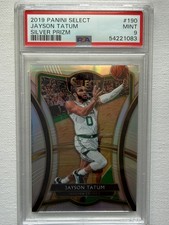 2019 Panini Select - Jayson Tatum #190 Silver Prizm PSA 9