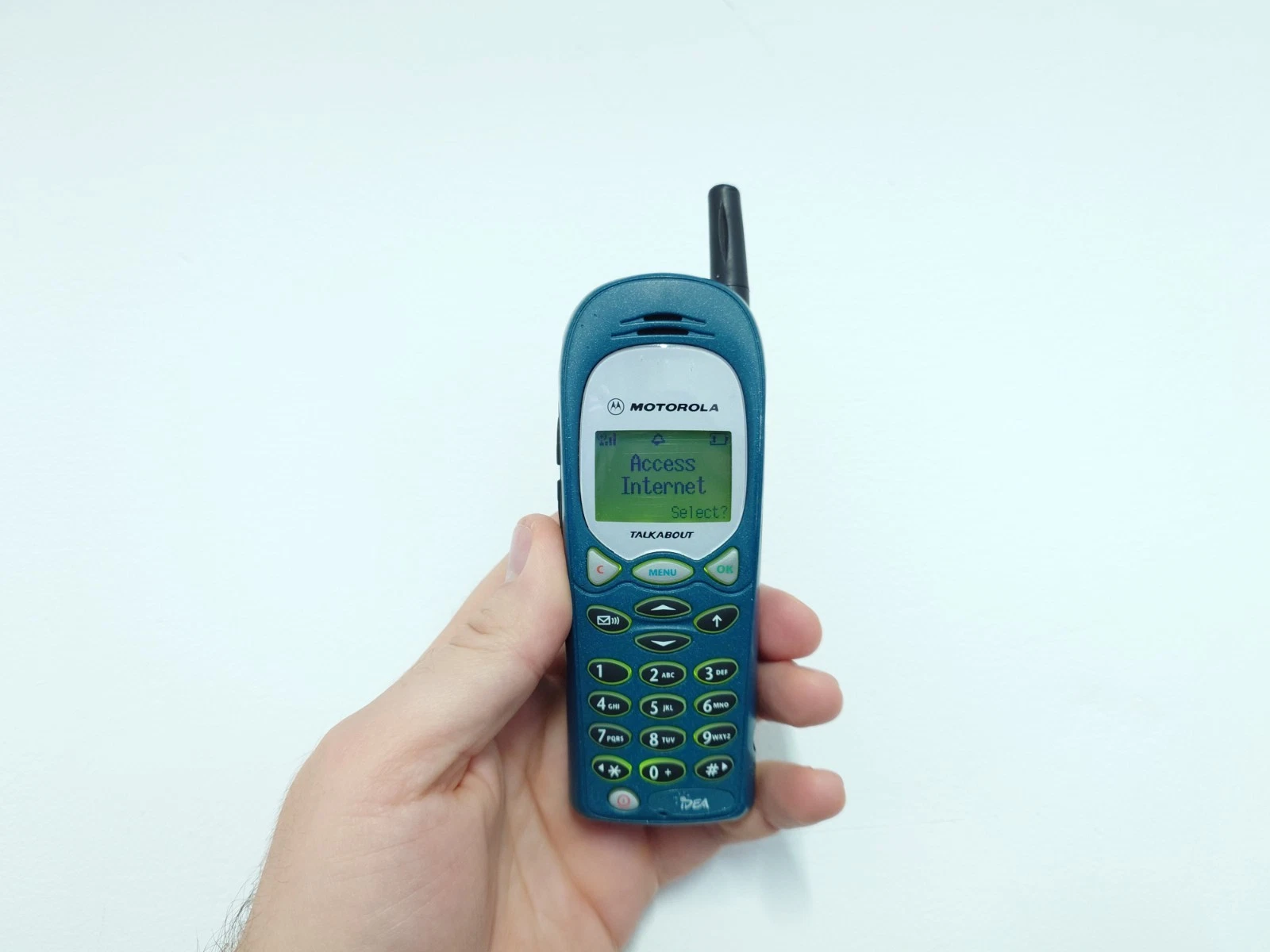 Rare Motorola Talkabout T2288 Blue (Unlocked) Vintage Mobile Phone brick retro
