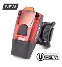 5 Qtà Serfas Phoenix Casco Magnetico Rosso Ricaricabile Fanali Posteriori