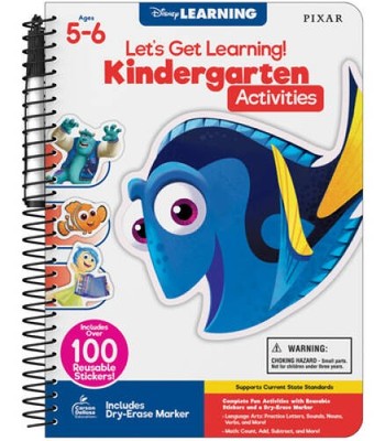 Disney Learning Lets Get Learning Kindergarten Activity Book, Dr - VERY GOOD