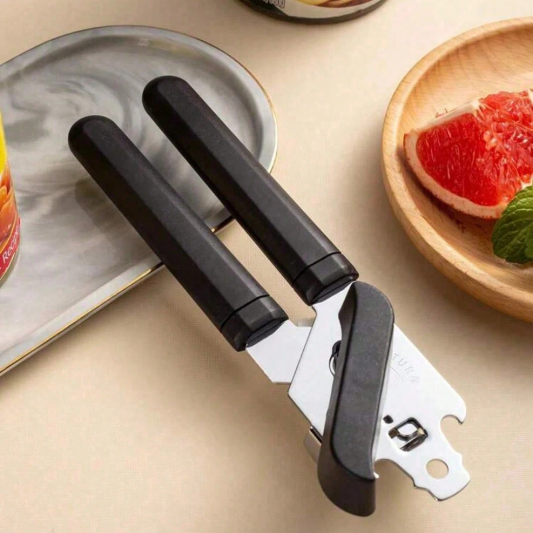 Heavy Duty Stainless Steel Tin Can Opener Cutter Comfy Handle Grip ...
