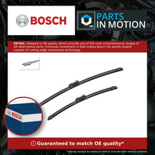 2x Wiper Blades (Pair) Flat / Aero type fits BMW 435D 3.0D Front 13 to 20 Set
