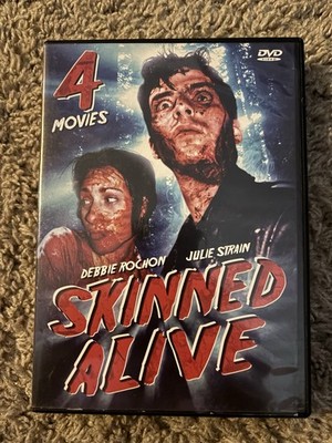 Skinned Alive DVD 4 Horror Movies Rare Debbie Rochon Julie Strain