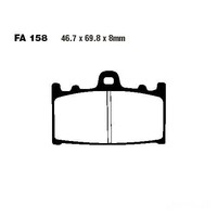 Bremsbelag BremsbeläGe Ebc FA158HH Vorne FüR Kawasaki Zzr 1100 C Bj. 1990-1992