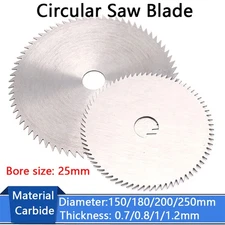 Circular Saw Blade Carbide Cutting Disc Woodworking Bench Grinder for Wood 6-10"