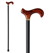 GUYUE Handcrafted Wooden Cane for Men  Women,Gentleman's Walking Sticks, Erg...