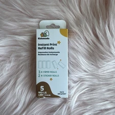 Kidamento Instant Print Kids Camera Original Thermal Printing Paper Roll Refills