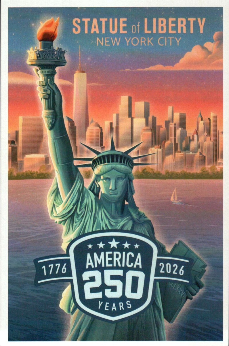 Statue of Liberty New York City, America 250 Years 1776 - 2026