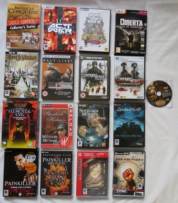 PC Spiele Konvolut x16 GTA III, Half-Life 2, Red Faction II, Painkiller etc