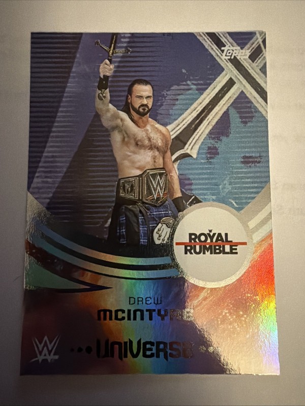 Drew McIntyre 2025 Topps Universe WWE Royal Rumble Variant