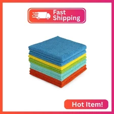 AIDEA Microfiber Cleaning Cloth, 8PK, All Purpose Microfiber Towels, Absorbent C
