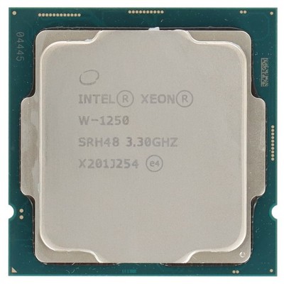 Intel Xeon W-1250 CPU 6-Core 3,3GHz 12MB 8GT/s 80W FCLGA1200 - SRH48