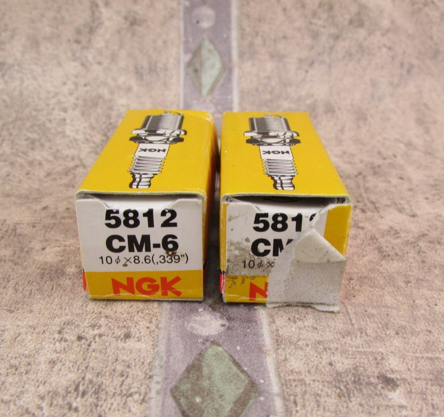 2 PACK NGK Standard 5812 CM-6 Spark Plugs, Made In Japan