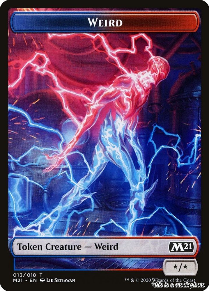 Magic Weird Token 13 NM Core Set 2021 M21